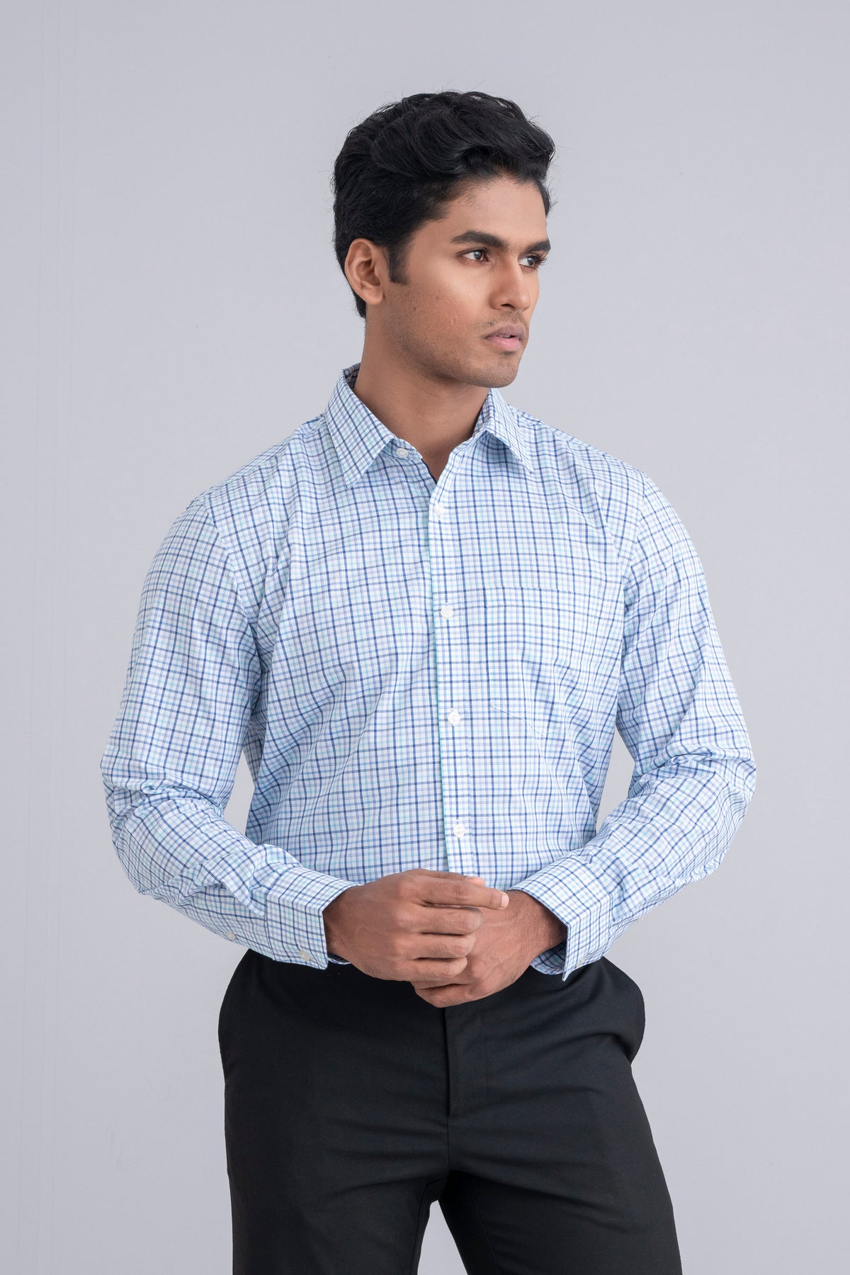 Regular Fit Classic Checkered Templeton Formal Shirt