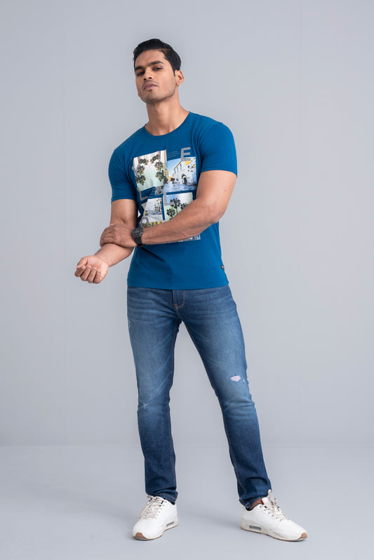 Men's Casual T-Shirt with Short Sleeves