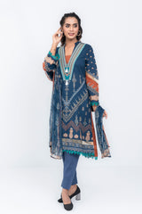 Regular Fit Embroidered Lawn - Three Piece