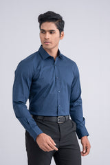 Slim Fit Micro-Printed Templeton Formal Shirt