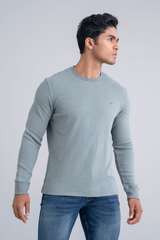 Relaxed Fit Crepe Jersey Sweatshirt