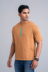 Men's Oversized Casual T-Shirt with Short Sleeves