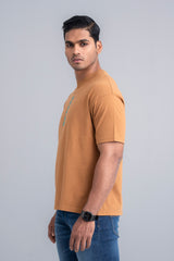 Men's Oversized Casual T-Shirt with Short Sleeves