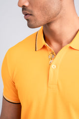 Regular Fit Knitted Pique Polo Shirt