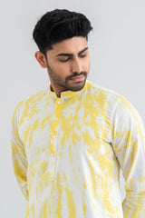 Men's Drop-Dye Cotton Panjabi