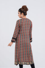 Allover Printed Viscose Ethnic Kurta - One Piece