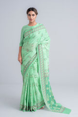 Women's Digital Printed Cotton Lawn Saree