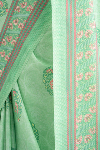 Women's Digital Printed Cotton Lawn Saree