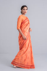 Women's Digital Printed Cotton Lawn Saree