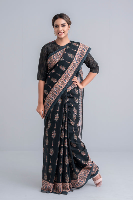 Women's Cotton Lawn Saree