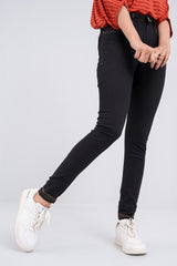 Skinny Fit Embroidered Denim