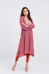 Allover Printed Viscose Ethnic Kurta - One Piece