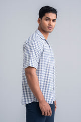 Men's Checkerd Casual Cotton Shirt