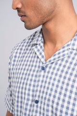 Men's Checkerd Casual Cotton Shirt