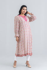 Digital Printed Viscose Ethnic Kurta - One Piece