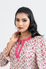 Digital Printed Viscose Ethnic Kurta - One Piece