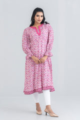 Digital Printed Viscose Ethnic Kurta - One Piece