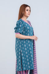 Printed Three-Piece Lawn Salwar Kameez Suit