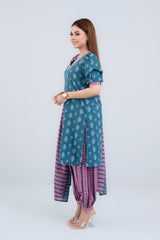 Printed Three-Piece Lawn Salwar Kameez Suit