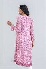 Digital Printed Viscose Ethnic Kurta - One Piece