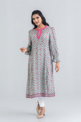 Digital Printed Viscose Ethnic Kurta - One Piece