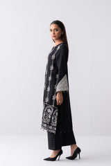 Long-Length Sequins Embroidered Smart Fit Lawn with Silk Dupatta