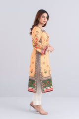 Digital Printed Lawn Kurta - One Piece