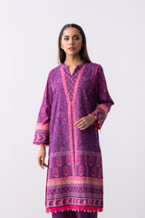 Long-Length Printed Relaxed Fit Lawn with Viscose Dupatta