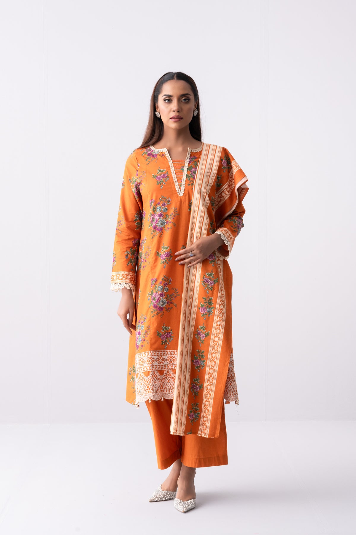 Women's Lawn - Three Piece