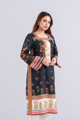 Digital Printed Lawn Kurta - One Piece