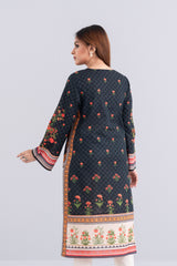 Digital Printed Lawn Kurta - One Piece