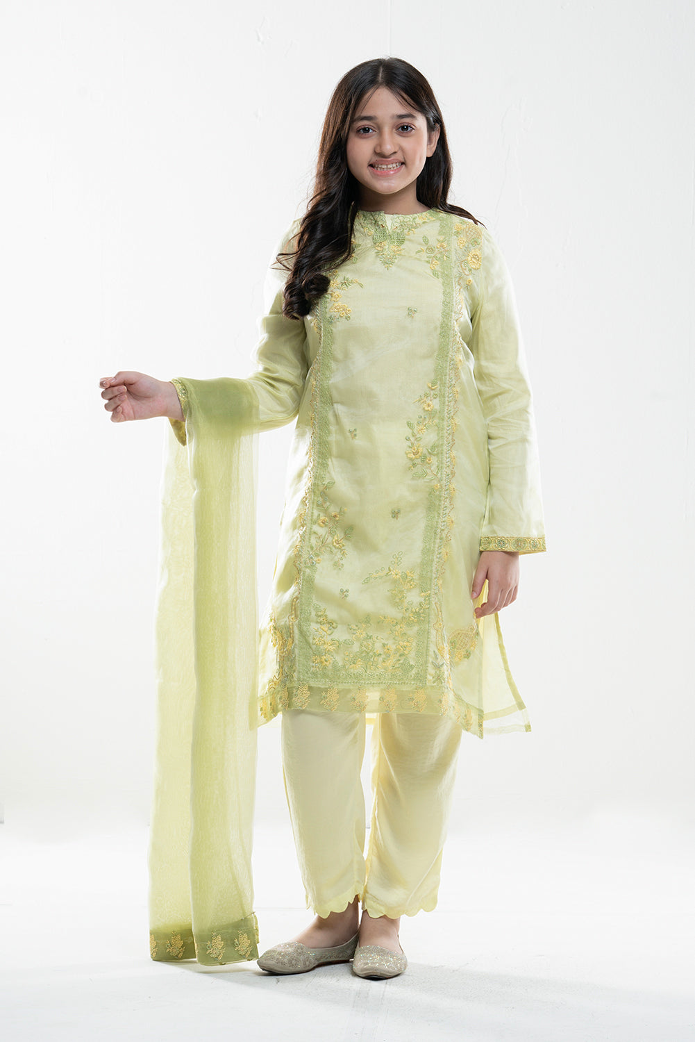 Princess Ethnic Partywear Set (10-14 Years)