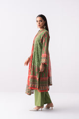 Long-Length Printed Relaxed Fit Lawn with Viscose Dupatta