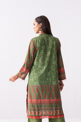 Long-Length Printed Relaxed Fit Lawn with Viscose Dupatta