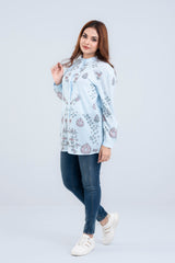 Relaxed Fit Georgette Floral Casual Shirt