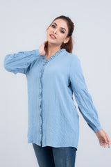 Enchanted Border Ruffle Shirt