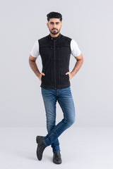 Sleeveless Utility Vest Jacket