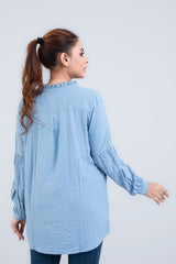 Enchanted Border Ruffle Shirt