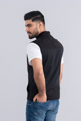 Sleeveless Utility Vest Jacket