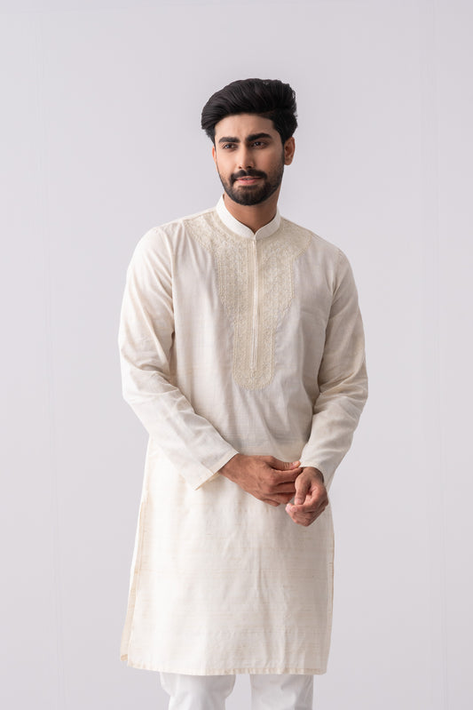 Regular Fit Endy Cotton Semi-Formal Panjabi