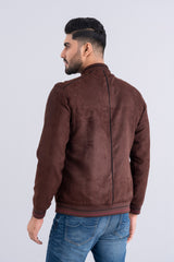 Suede and Corduroy Reversible Jacket