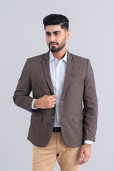 Classic Fit Textured Blazer