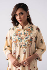 Long-Length Smart Fit Ethnic Kurta - One Piece