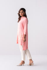 Short-Length Smart Fit Embroidered Viscose Ethnic Kurti