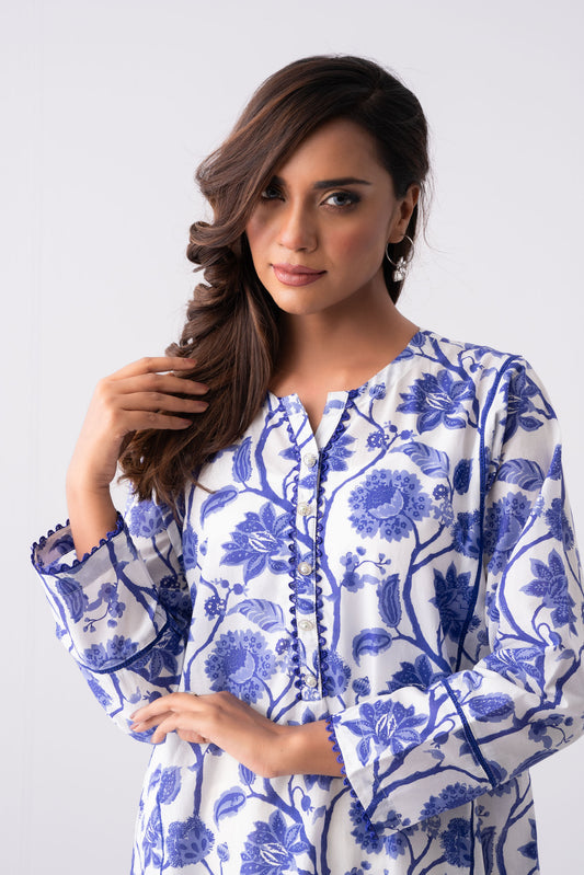 Women's Lawn Kurta - One Piece