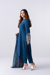 Long-Length Embellished Smart Fit Ethnic Set - Two Piece