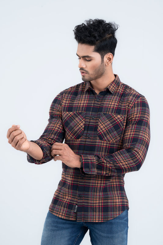 Regular Fit Full Sleeve Casual Shirt