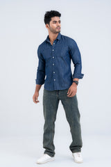 D-Fit Denim Casual Shirt