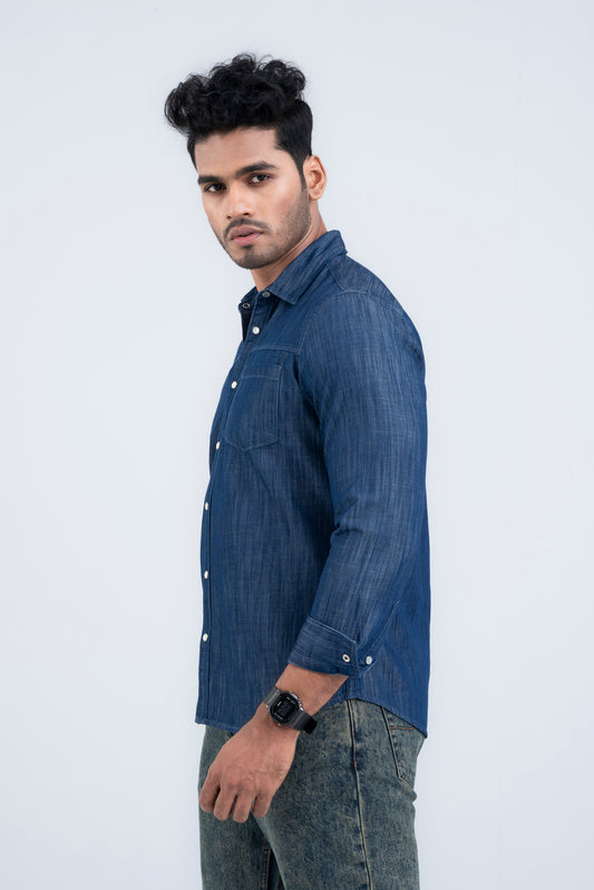 D-Fit Denim Casual Shirt