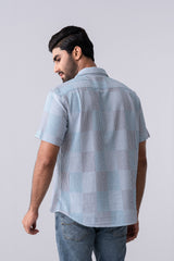 Regular Fit Block Striped Casual Cotton Shirt